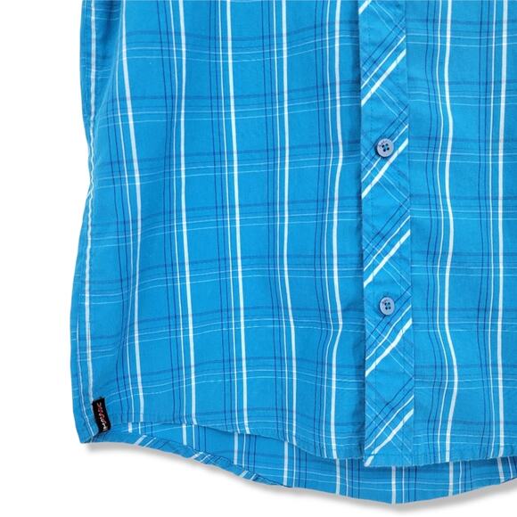 Tony Hawk Boy's Short Sleeve Plaid Button Down Shirt - Picture 6 of 9